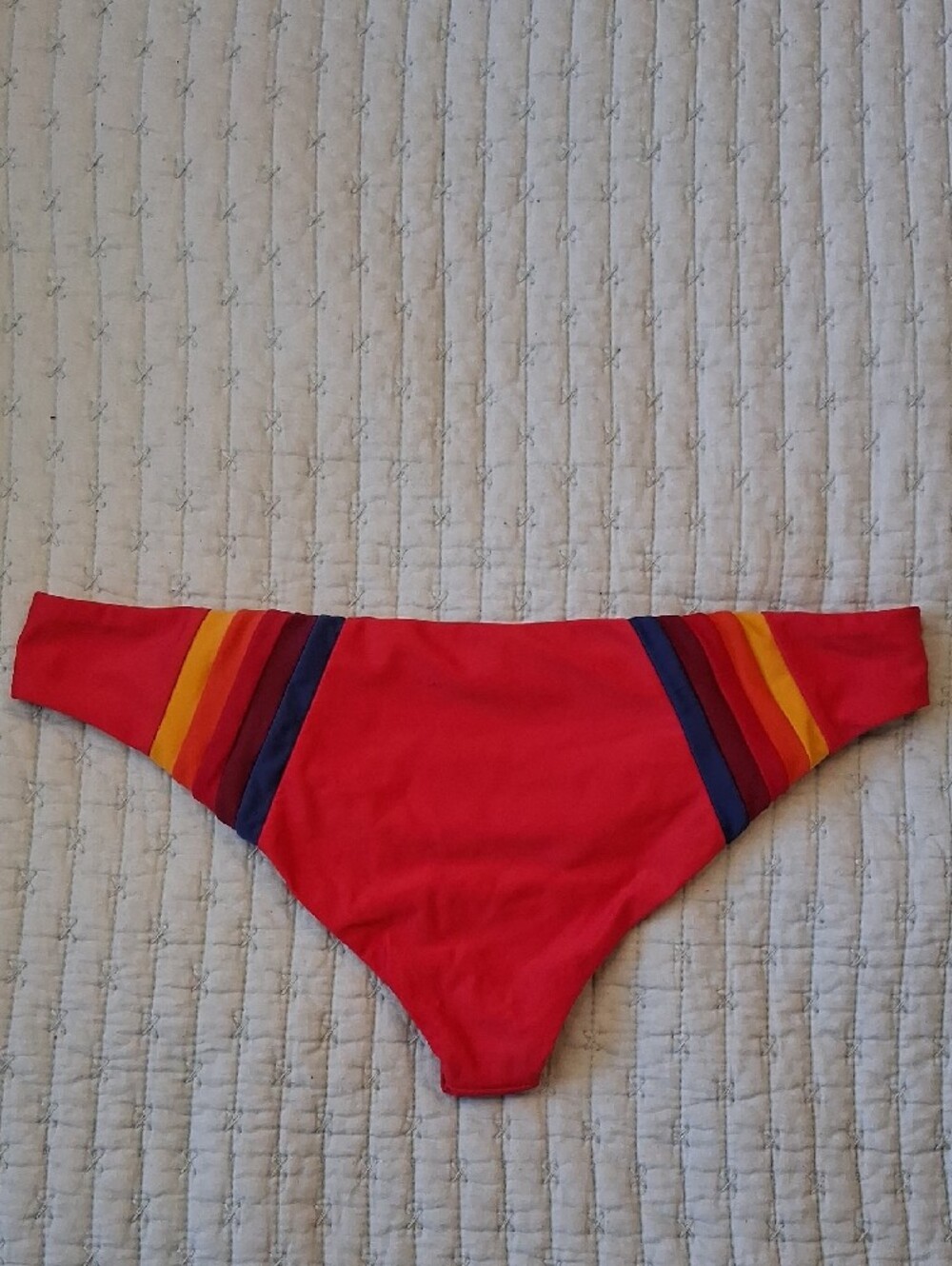 Aviator Nation Red Bikini Bottoms - Picture 5 of 13